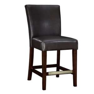   Brown Bonded Leather Counter Stool Small MB2FEXP S: Furniture & Decor