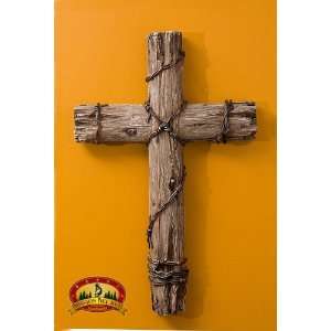   Rustic Southwestern Wall Cross 14  Fence Post (C3): Everything Else