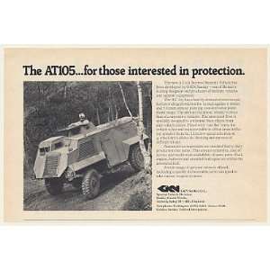  1977 GKN Sankey AT105 Internal Security Vehicle Print Ad 