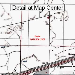   Map   Davis, California (Folded/Waterproof)