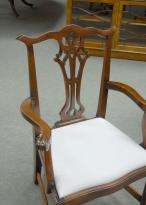 Chippendale Dining Chairs Mahogany Set 8  