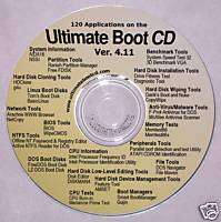 Ultimate Boot CD. Most Intel Systems. Version 5.0.2  