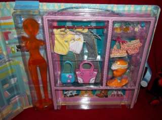 MY SCENE BARBIE SHOP & GO STYLES TO GO MATTEL NISB NEW SEALED CLOTHES 