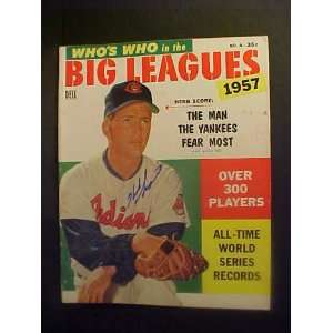 Herb Score Cleveland Indians Autographed 1957 Whos Who In The Big 