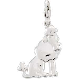  Sterling Silver Poodle Charm Katarina Jewelry