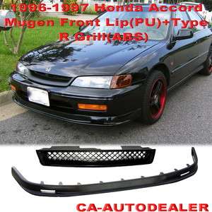 96 97 Accord JDM Mugen Front Lip Kit + Type R Grill 4dr  