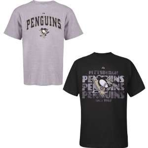  Majestic Pittsburgh Penguins Big & Tall Scorer T Shirt Set 