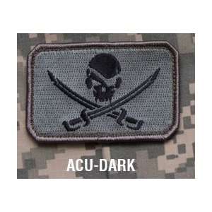  MSM Pirate Skull Flag Patch (ACUD): Sports & Outdoors