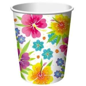  Floral Delight 9oz Paper Cups 50 Per Pack Health 
