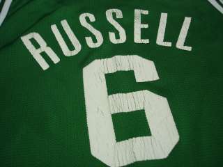 Vintage BILL RUSSELL Boston Celtics Jersey 40  