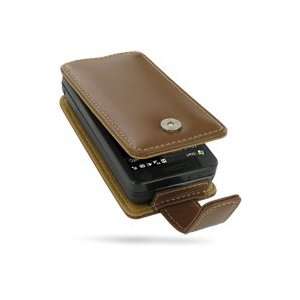   PDair Brown Leather Flip Style Case for HTC Touch Pro GSM Electronics