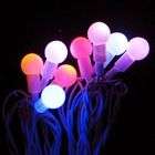   Color Changing Multi Color LED Berry Twinkle Christmas Lights  Wh Wire