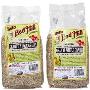 Bobs Red Mill Grande Whole Grains Cereal, 24 oz, 2 pk