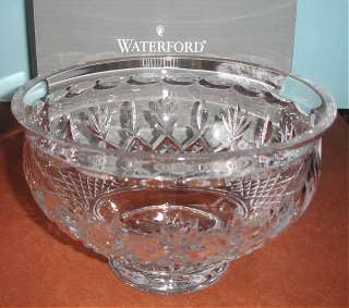Waterford Killarney Footed Bowl 10 Crystal New Boxed  