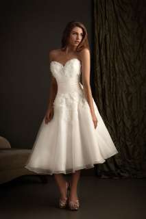 Sweetheart Short wedding dress bridal gown Sz Free Hot  