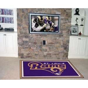 Exclusive By FANMATS NFL   St Louis Rams 5 x 8 Rug:  Home 