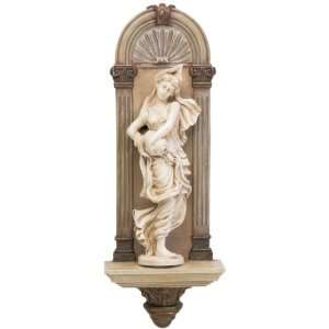 18 Classic French Water Nymph Maiden Wall Statue Sculpture  