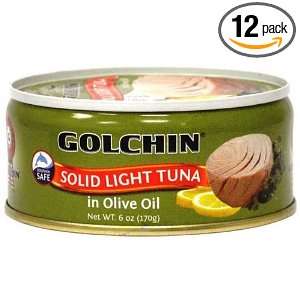 Golchin Tuna In Olive Oil, 6 Ounce Cans Grocery & Gourmet Food