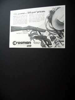 Crosman Model 73 & 44 CO2 Guns bb gun 1976 print Ad  