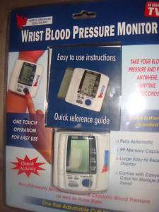 New Digital Wrist Blood Pressure Monitor  