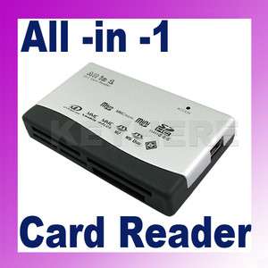 All In 1 USB 2.0 Multi Card Reader SD/XD/MMC/MS/CF/SDHC  