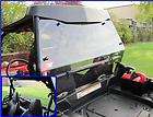 Polaris RZR Rear Hard Full Window Cab Back Dust Stopper
