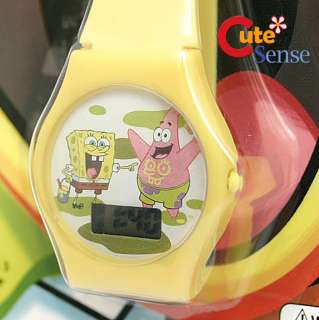 SpongeBob Kids Wrist Watch w/Patrick Digital Yellow  