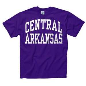  Central Arkansas Bears Purple Arch T Shirt Sports 