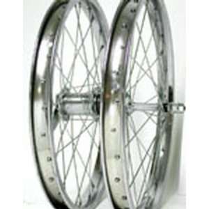 18x1.75, Front, Chrome, Wheel:  Sports & Outdoors