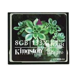  Kingston 8GB ELT PRO CF CARD 133X (Memory & Blank Media 