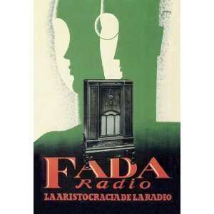 Exclusive By Buyenlarge Fada Radio   La Aristocracia de la Radio 20x30 