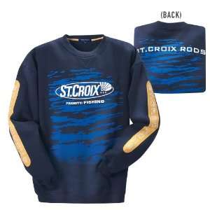  St. Croix Priority Fishing Sweatshirt SSPRI Navy Medium 