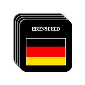 Germany   EBENSFELD Set of 4 Mini Mousepad Coasters