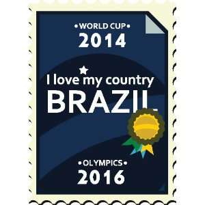  Brazil world cup sticker / decal 