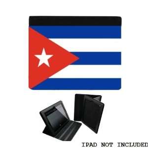  Cuba Cuban Flag iPad 2 3 Leather and Faux Suede Holder 