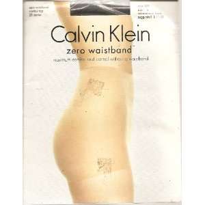  Calvin Klein Hosiery Zero Waistband Control Top Pantyhose 