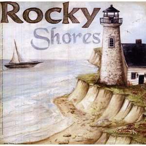 Rocky Shores by Kate McRostie 6x6 