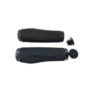  Origin8 Ergo Foam Locking Bar Grips, 1 Pair 133mm Black 