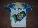 New BRASIL Team Cycling Flag Set BRAZIL Jersey Shorts M  