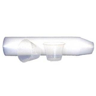 Disposable Plastic Gradutated Medicine Cups, 1oz, 100/BAG