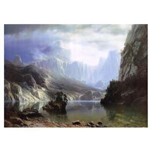 Sierra Nevada by Albert Bierstadt 38x28 