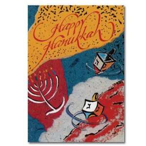 Hanukkah Cards. 1 DZ (12 cards) per order with Envelopes. Gold Stamped 