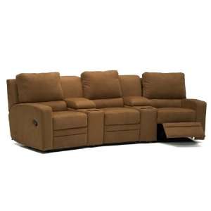    Miller Microfiber Reclining Home Theater Seating: Home & Kitchen