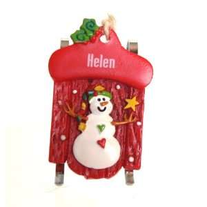  Ganz Personalized Helen Christmas Ornament: Home 
