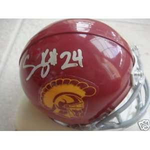 Sammy Knight Usc Trojans Signed Mini Helmet W/coa   Autographed 
