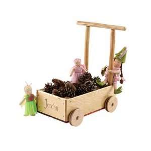  personalized little wooden wagon: Toys & Games