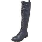 Wanted Shoes Womens Akira Knee High Boot,Navy,5.5 M US