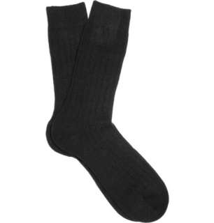  Accessories  Socks  Casual socks  Ribbed Cashmere 