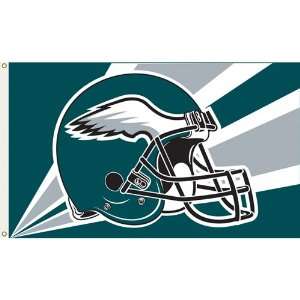  Eagles NFL Helmet Design 3x5 Banner Flag: Everything Else
