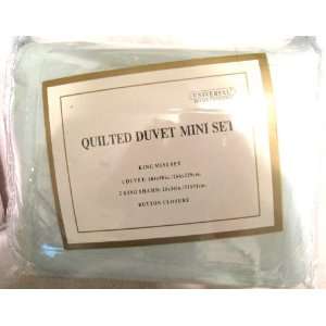  King Size Quilted Mini Duvet Set 
